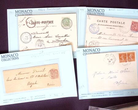 1850-1960 Très intéressant lot de lettre avec cursive