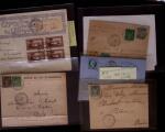 1850-1960 Très intéressant lot de lettre avec cursive