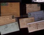 1850-1960 Très intéressant lot de lettre avec cursive