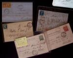 1850-1960 Très intéressant lot de lettre avec cursive