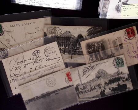 1850-1960 Très intéressant lot de lettre avec cursive