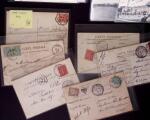 1850-1960 Très intéressant lot de lettre avec cursive