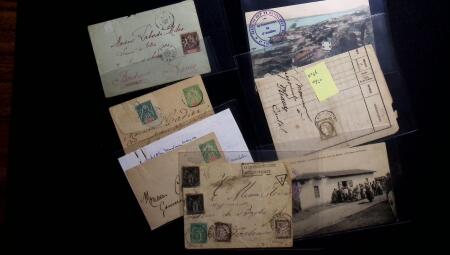 1783-1955 Très intéressant lot de lettres avec cachets