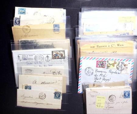 1783-1955 Très intéressant lot de lettres avec cachets