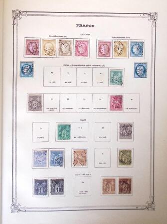 1843-2000 Used collections of France, Switzerland,