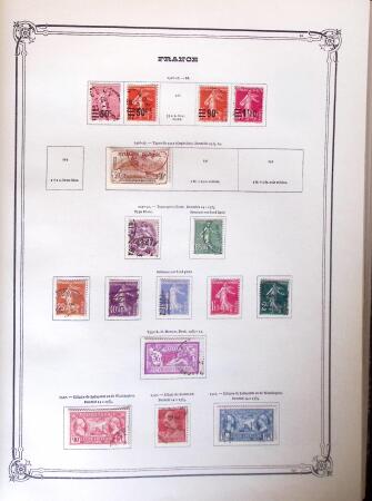 1843-2000 Used collections of France, Switzerland,