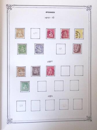 1843-2000 Used collections of France, Switzerland,
