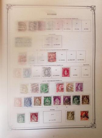 1843-2000 Used collections of France, Switzerland,