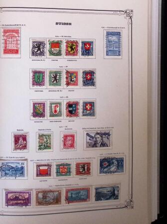 1843-2000 Used collections of France, Switzerland,