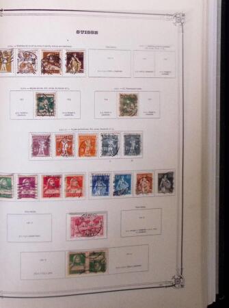 1843-2000 Used collections of France, Switzerland,