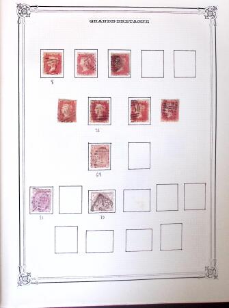 1843-2000 Used collections of France, Switzerland,