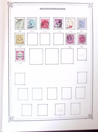 1843-2000 Used collections of France, Switzerland,
