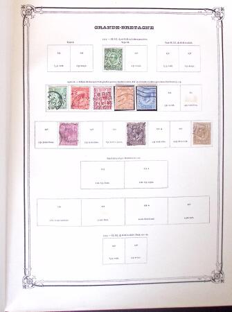 1843-2000 Used collections of France, Switzerland,