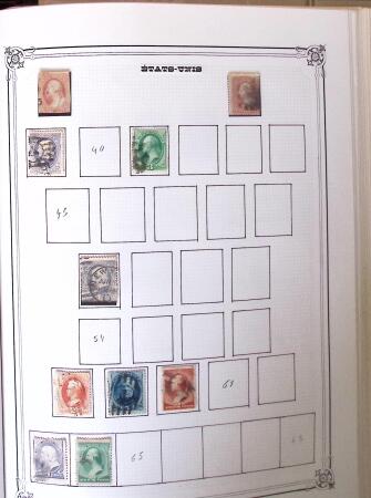 1843-2000 Used collections of France, Switzerland,