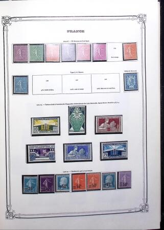 1876-1979 Collection de neufs en 2 albums Yvert, bien