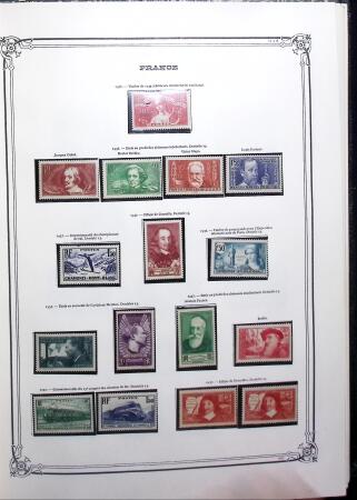 1876-1979 Collection de neufs en 2 albums Yvert, bien
