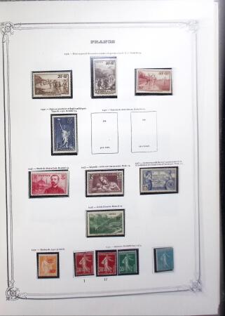1876-1979 Collection de neufs en 2 albums Yvert, bien