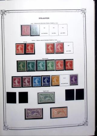 1876-1979 Collection de neufs en 2 albums Yvert, bien