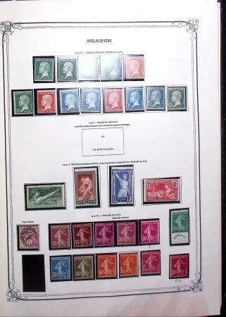 1876-1979 Collection de neufs en 2 albums Yvert, bien