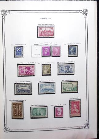 1876-1979 Collection de neufs en 2 albums Yvert, bien