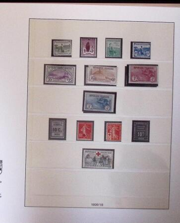 1900-75 Solide collection neuve de France avec Mouchon,