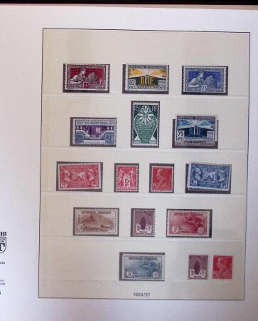 1900-75 Solide collection neuve de France avec Mouchon,