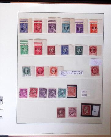 1900-75 Solide collection neuve de France avec Mouchon,