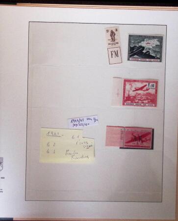 1900-75 Solide collection neuve de France avec Mouchon,