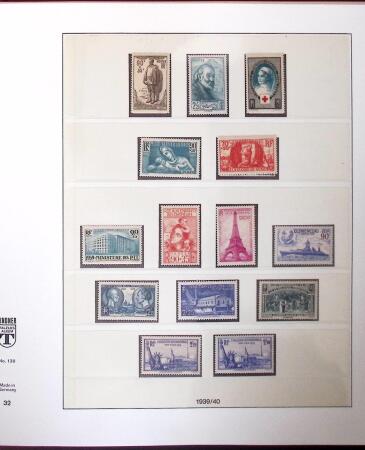 1934-2007 Collection de France en neuf en albums, bien