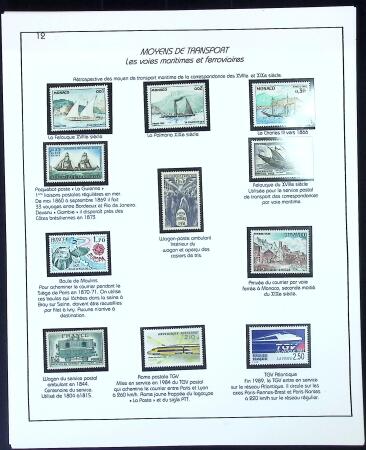 Collection d'exposition sur la Scripophilie (actions