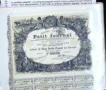 Collection d'exposition sur la Scripophilie (actions