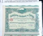 Collection d'exposition sur la Scripophilie (actions