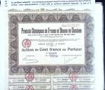 Collection d'exposition sur la Scripophilie (actions