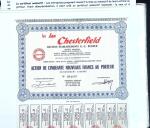 Collection d'exposition sur la Scripophilie (actions