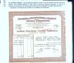 Collection d'exposition sur la Scripophilie (actions