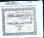 Collection d'exposition sur la Scripophilie (actions
