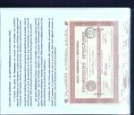 Collection d'exposition sur la Scripophilie (actions