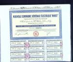 Collection d'exposition sur la Scripophilie (actions