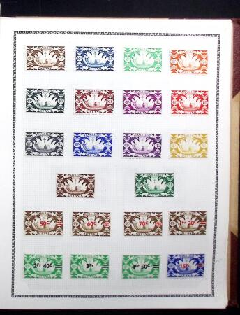 1943-1979 Collections des colonies avant et après