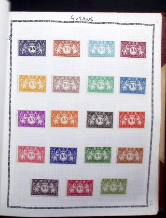 1943-1979 Collections des colonies avant et après