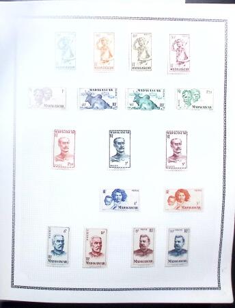 1943-1979 Collections des colonies avant et après