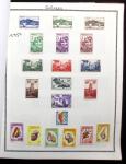 1943-1979 Collections des colonies avant et après
