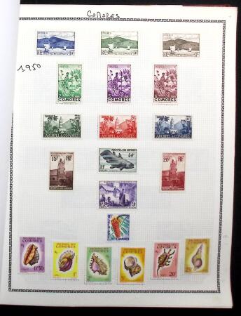 1943-1979 Collections des colonies avant et après