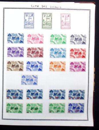 1943-1979 Collections des colonies avant et après