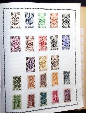 1943-1979 Collections des colonies avant et après