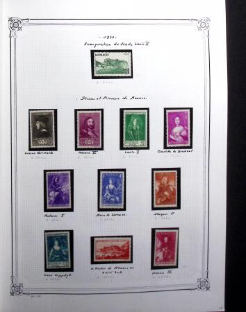 1885-2010, Collection neuve de Monaco en quatre albums,