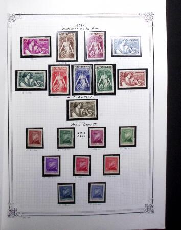 1885-2010, Collection neuve de Monaco en quatre albums,