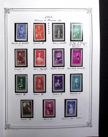 1885-2010, Collection neuve de Monaco en quatre albums,