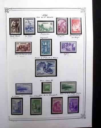 1885-2010, Collection neuve de Monaco en quatre albums,