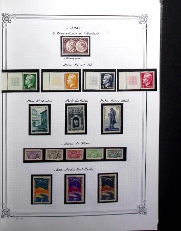 1885-2010, Collection neuve de Monaco en quatre albums,